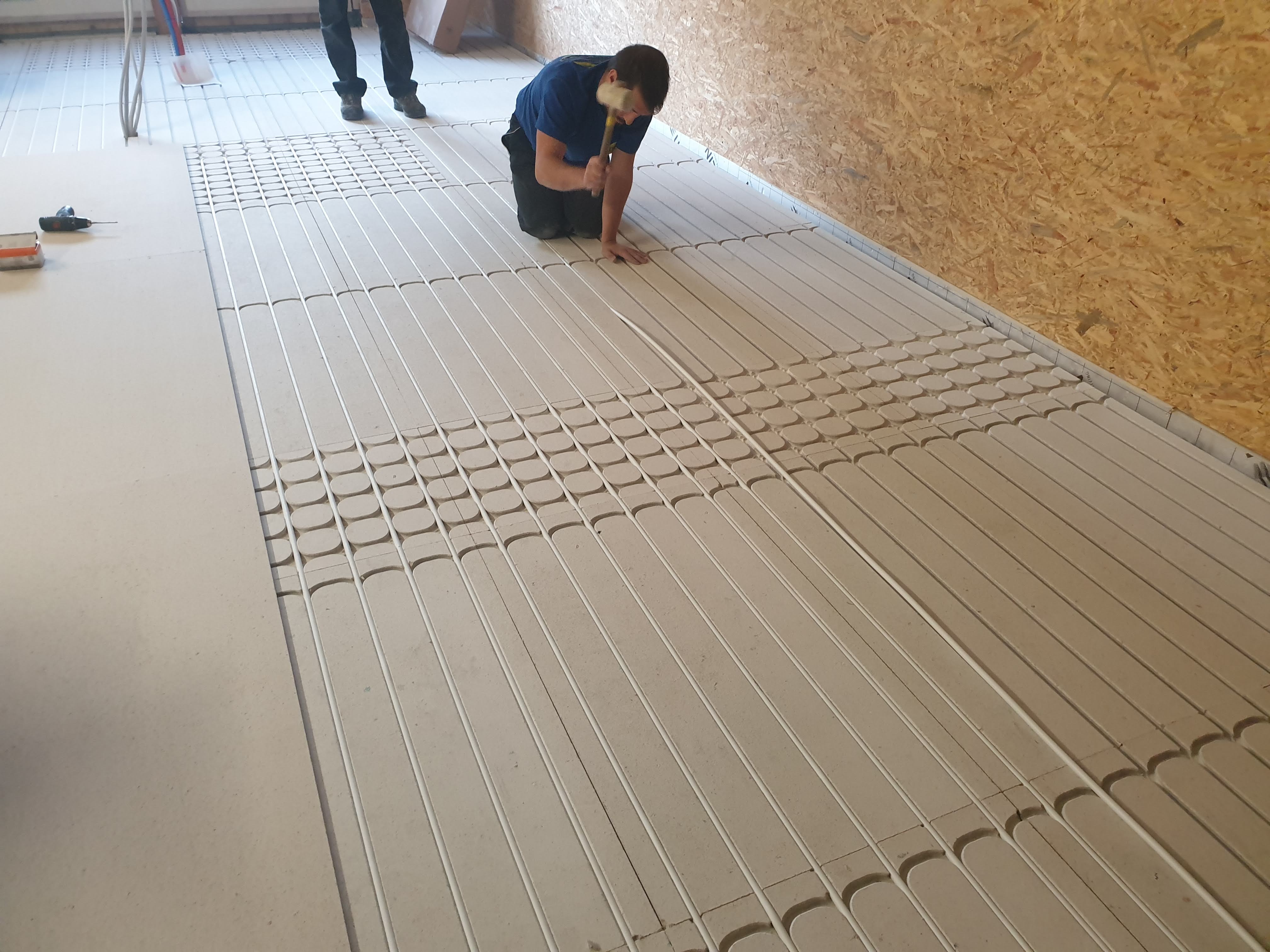 Uniwarm gipsvezelplaat met sleuven