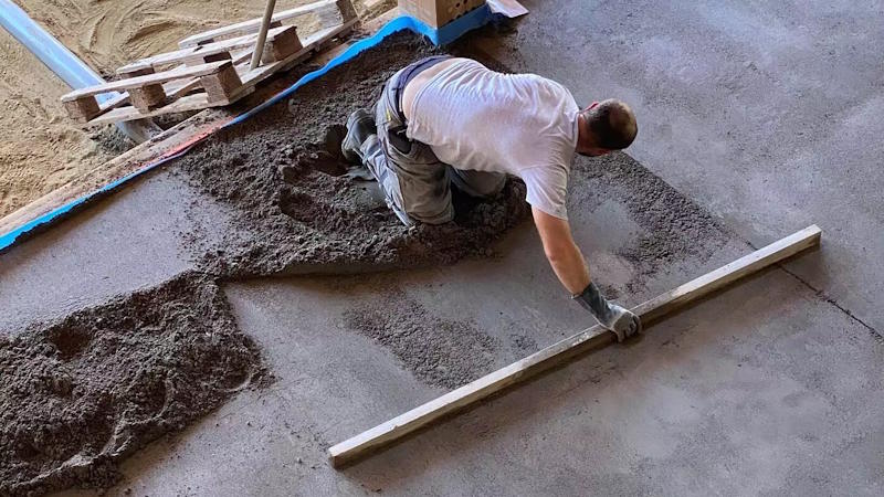 KampC Chape zonder cement – Vloeropbouwen